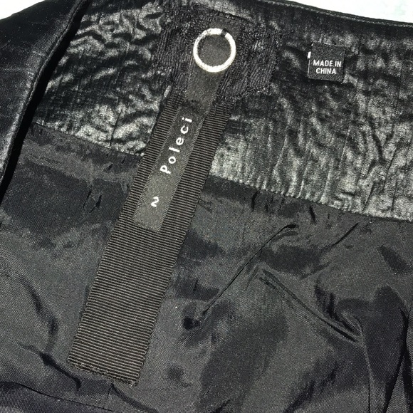 Poleci Pencil Skirt, Black, Texturized, Size 2 - Picture 15 of 16